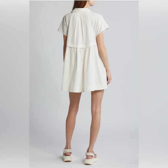 Free People Ronnie Cotton Poplin Dress B1025 - Picture 6 of 6